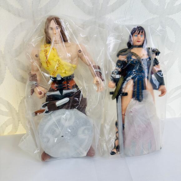 VTG 1996 Toy Biz Hercules and Xena 10" Mail Promo Action Figure W/ Mailer Box - Picture 6 of 16